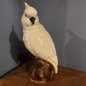 Handsome Vintage Ceramic Cockatoo