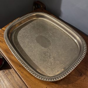 Fabulous Antique Silver Plated Tray