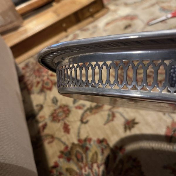 Fabulous Antique Silver Plated Tray - Image 2
