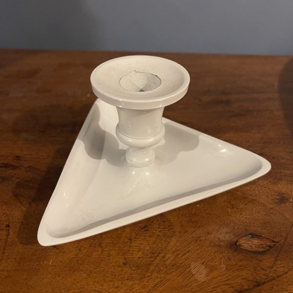 Vintage Enamel Triangular Candle Holder