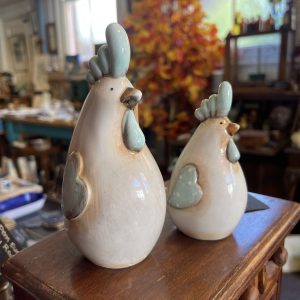 Sweet Pottery Chickens