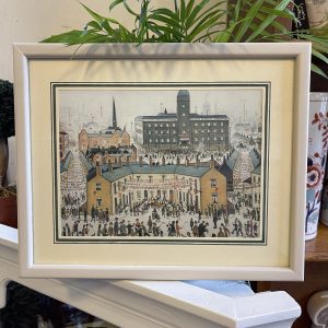Small Lowry Print, Framed