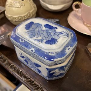 Blue And White Porcelain Lidded Box