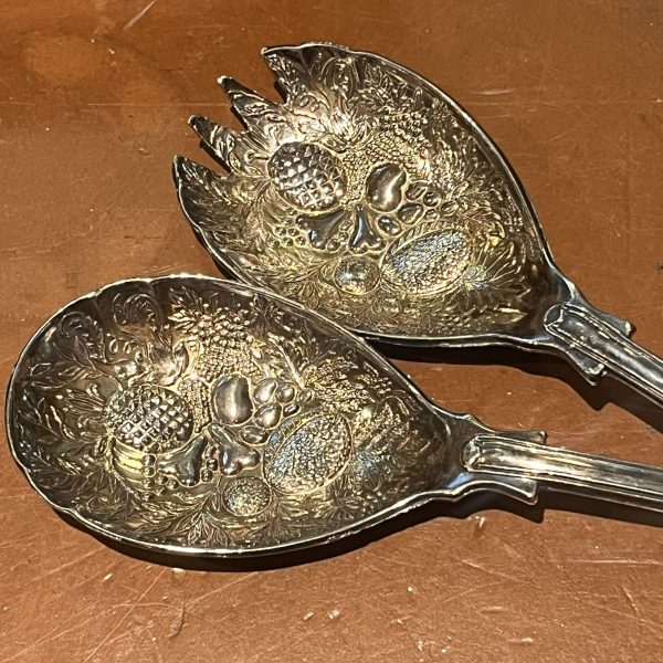Antique Silver Plated Serving Spoons Made In England - Image 5