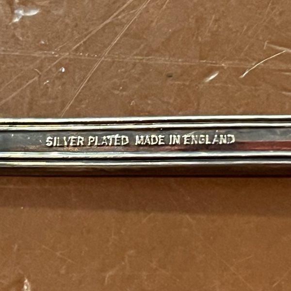 Antique Silver Plated Serving Spoons Made In England - Image 4