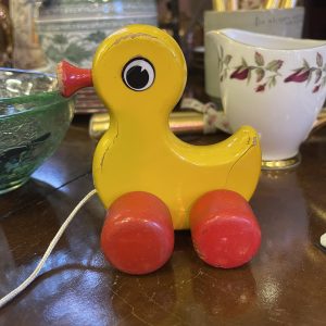 Wooden Vintage Duck Pull Along Toy