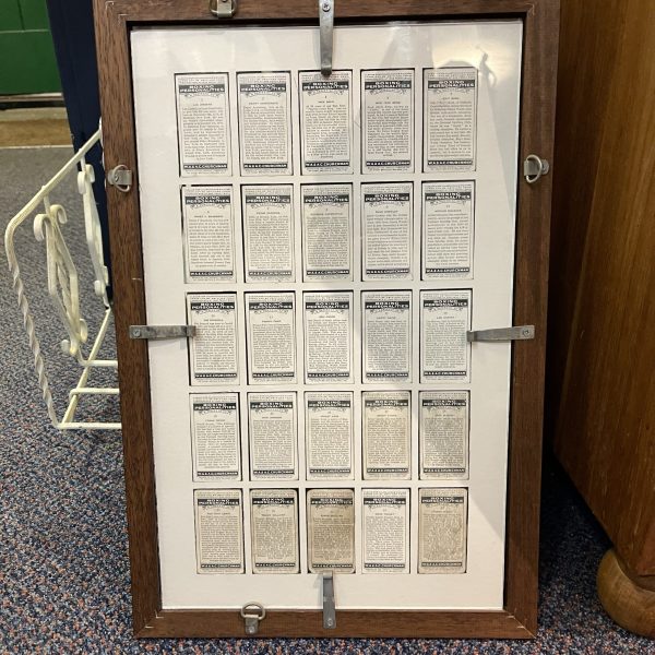 Lovely Set Of 25 Framed Boxing Cigarette Cards - Image 2
