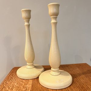 Suzie Clayton Vintage Wooden Candle Sticks