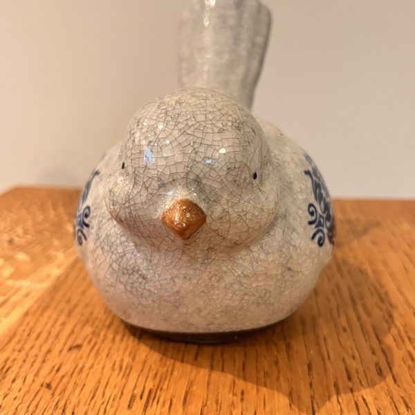 Sweet pottery bird tealight holder - Image 2