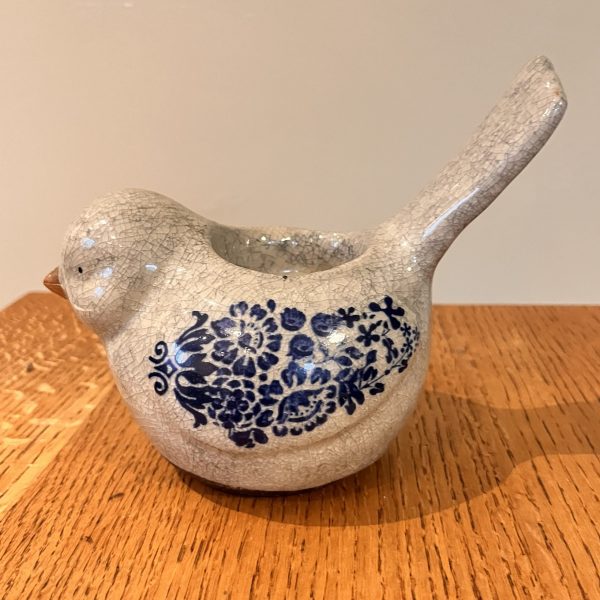 Sweet pottery bird tealight holder - Image 3