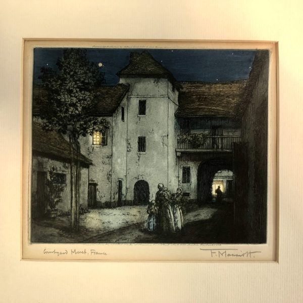 Frederick Marriott Signed Etching - Image 2