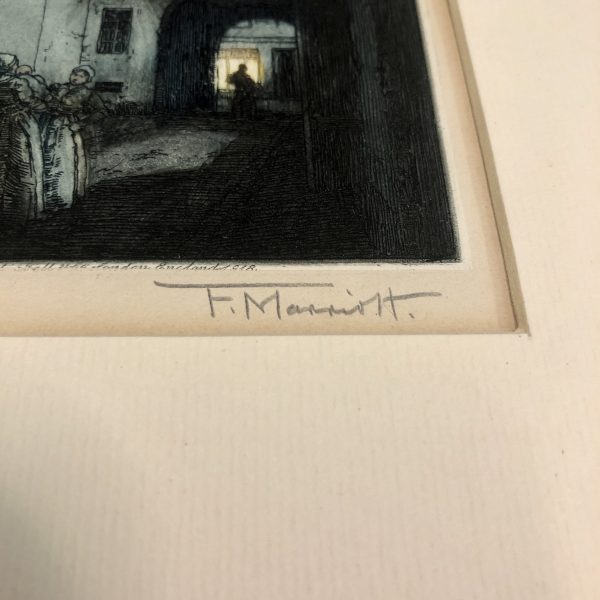 Frederick Marriott Signed Etching - Image 3