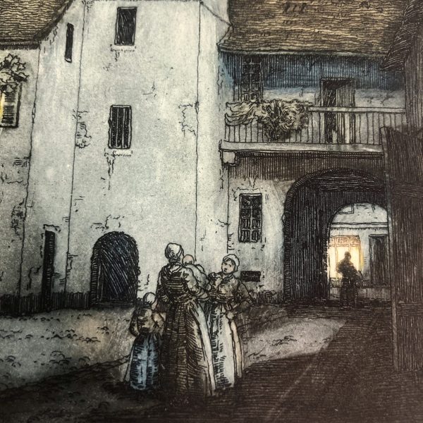 Frederick Marriott Signed Etching - Image 5