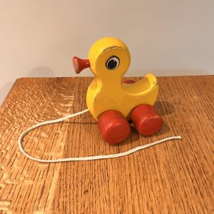 Wooden Vintage Duck Pull Along Toy