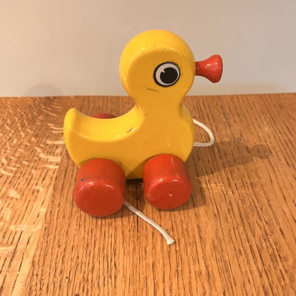 Wooden Vintage Duck Pull Along Toy - Image 2