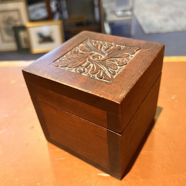 Beautifully Carved Wooden Box - Image 3