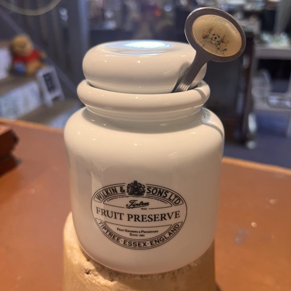 Wilkin & Sons England Fruit Conserve Jam Pot & Spoon