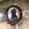 Antique Victorian Silhouette in Frame