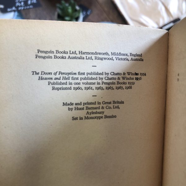 The Doors Of Perception, Heaven And Hell, Aldous Huxley - Image 3