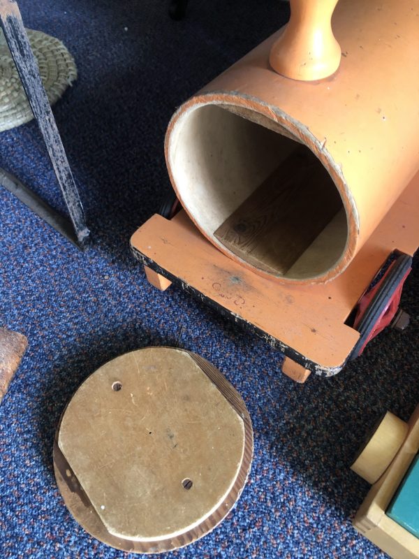 Handmade Vintage Ride on Child's Toy Train - Image 5