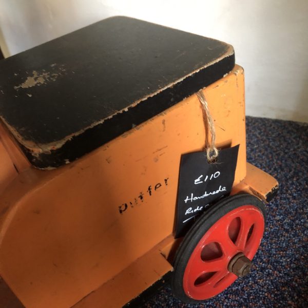 Handmade Vintage Ride on Child's Toy Train - Image 2
