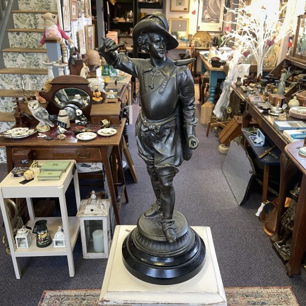 Elegant Pair of Statues of Cavaliers - Image 5