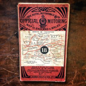 RAC Official Motoring Map OF England And Wales 18 Taunton