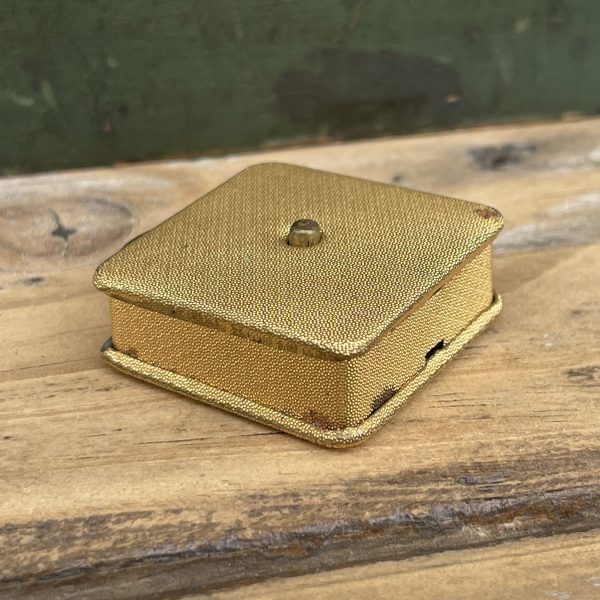 Vintage Goldtone Swiss Tape Measure - Image 2