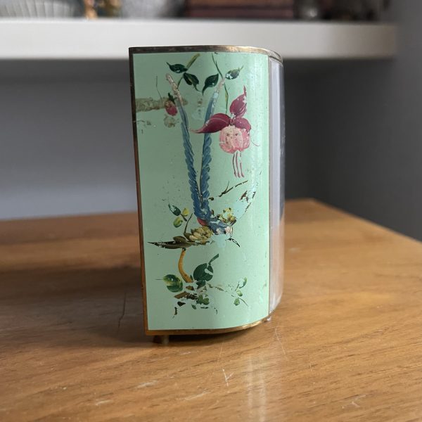 Lovely Hand Painted Keinzle West German Mantle Clock - Image 2