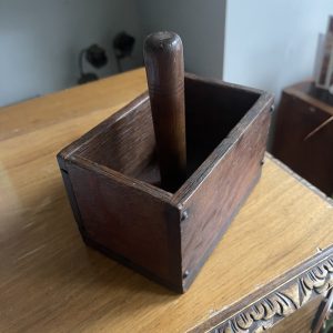 Splendid Antique Wooden Butter Press