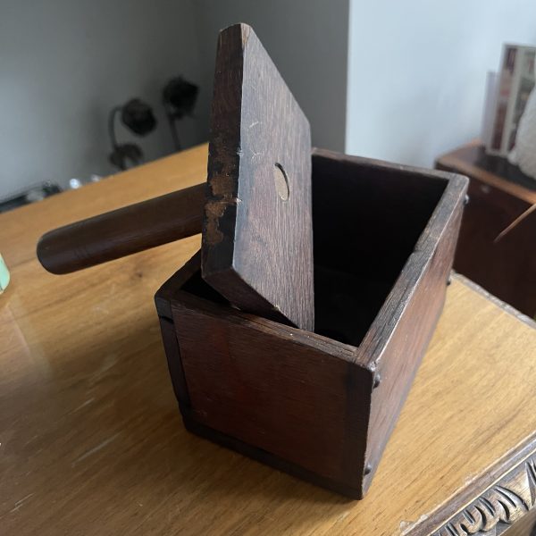 Splendid Antique Wooden Butter Press - Image 2