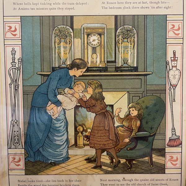 Framed illustration from ‘Abroad’, 1882 - Image 2