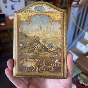 Lovely Tourist Piece On Wood Panel From Florence