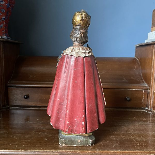 Replica painted plaster statue of infant of Prague - Image 2