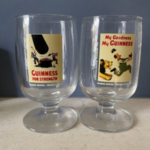 Vintage Guinness Glasses x 2, 1996