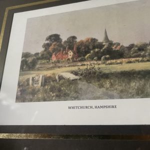 Lovely Wilfred Ball Print Of Whitchurch, Hampshire