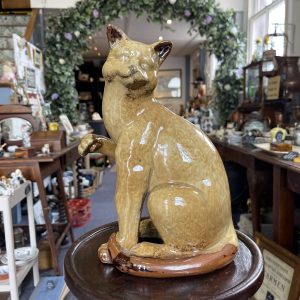 Large Pottery Cat