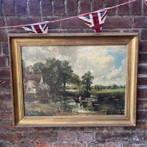 Framed reproduction of The Hay Wain, John Constable