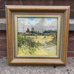 Afternoon Walker, John Lines, Oil on board