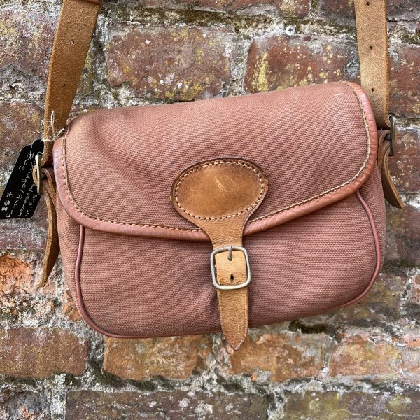 Vintage English Brady Halesowen Cartridge/Fishing Canvas Bag