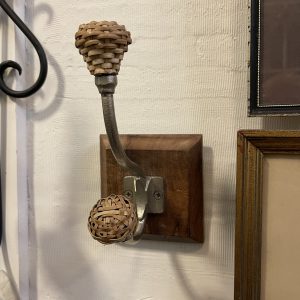 Fabulous Wicker Wrapped Coat Hook