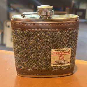 Harris Tweed Scotland Hip Flask