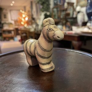 Little Raku Pottery Zebra