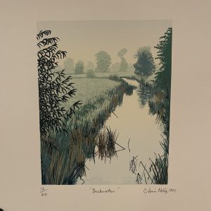 Backwater, Screenprint by Chris Noble, 1983