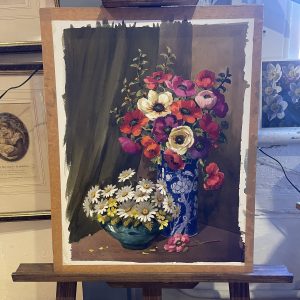 Lovely Original Watercolour Of Flowers