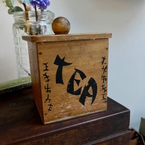 Vintage Wooden Tea Box