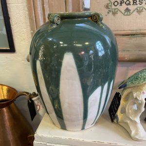 Beautiful Green Danish Drip Vase