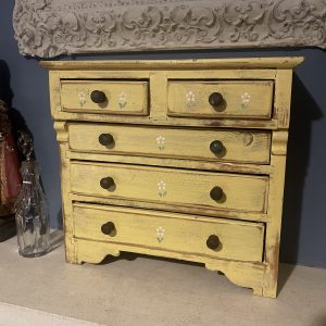 Sweet Painted Wooden Miniature Drawers