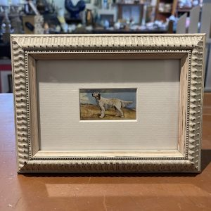 English Setter, Framed Original Cigarette Card, c1920-30s