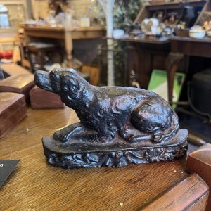 Gorgeous Victorian Cast Iron Dog Doorstop